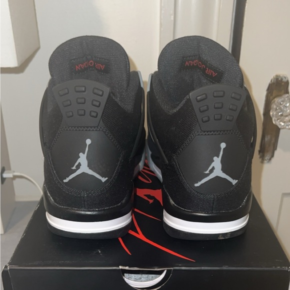 Air Jordan 4 Retro SE 'Black Canvas' - Picture 5 of 7